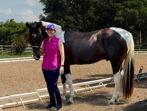 Sonesta Farms horse and owner